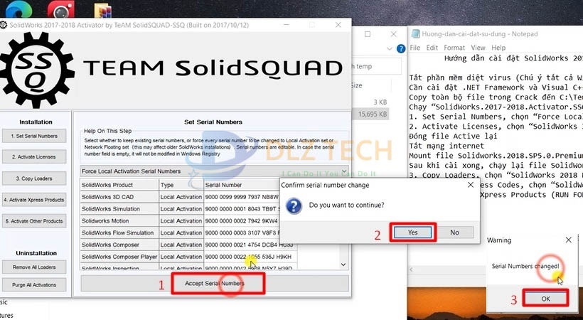 Làm theo các bước để cài Solidworks 2018.