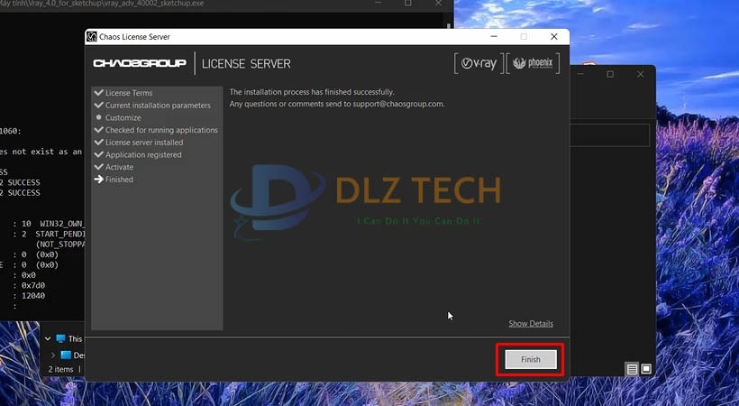 Cài Vray for Sketchup 2016.