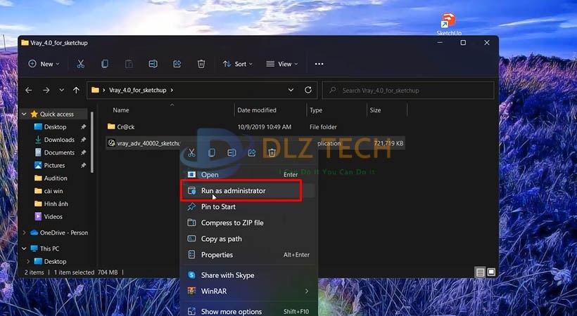 Cài Vray for Sketchup 2017
