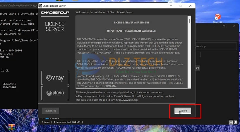 Cài Vray for Sketchup 2017