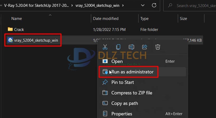 Cài Vray for Sketchup 2022