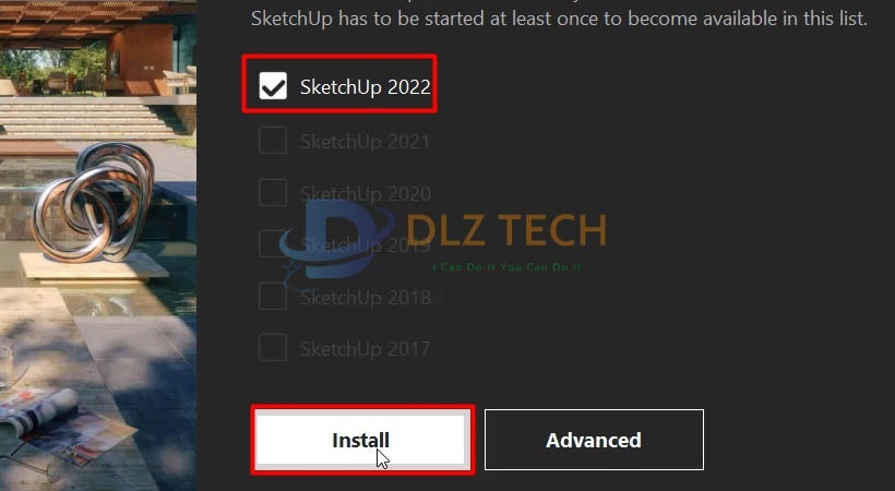 Cài Vray for Sketchup 2022