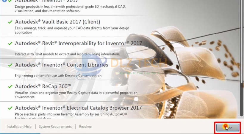 Hướng dẫn cài đặt Autodesk Inventor 2017 chi tiết
