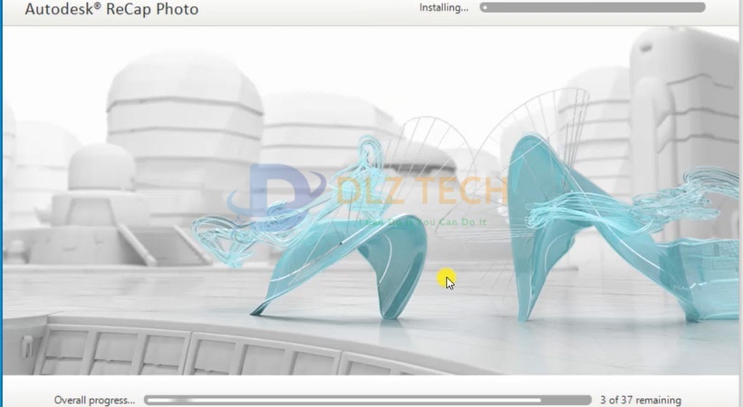 Đợi máy cài Autodesk Inventor 2019 về máy.