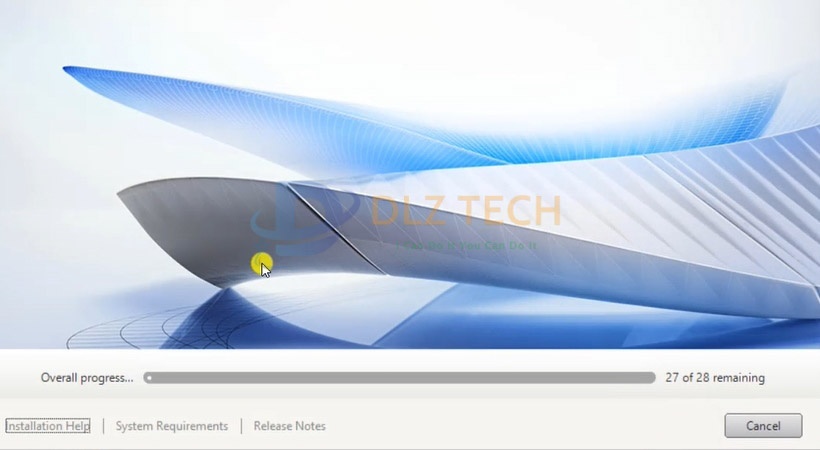 Đợi cài Autodesk Inventor 2020 về máy.