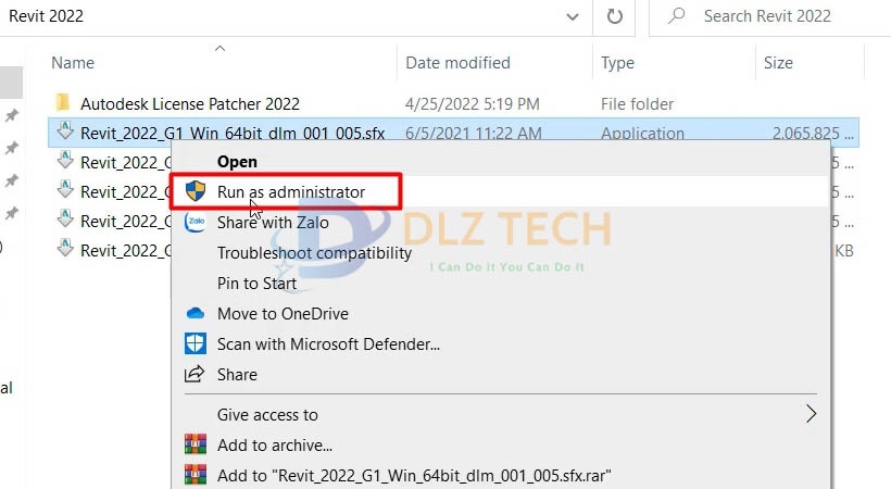 cài Autodesk Revit 2022
