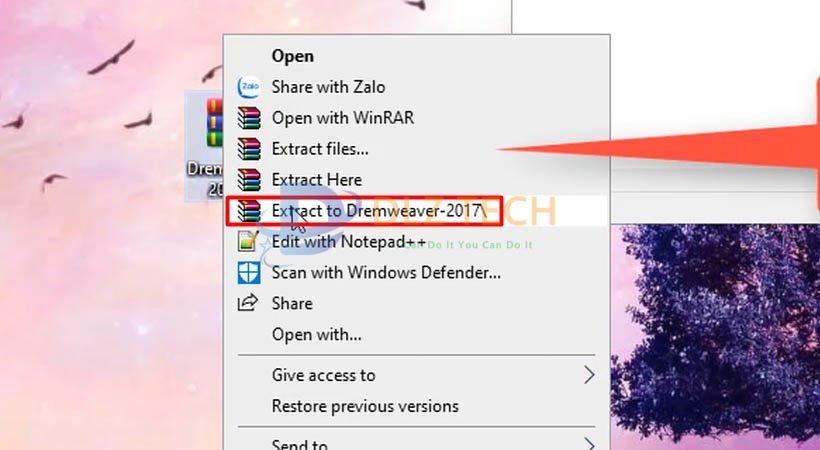 Cài Dreamweaver 2017