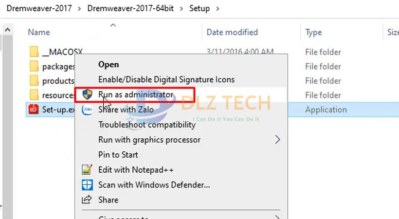 Cài Dreamweaver 2017