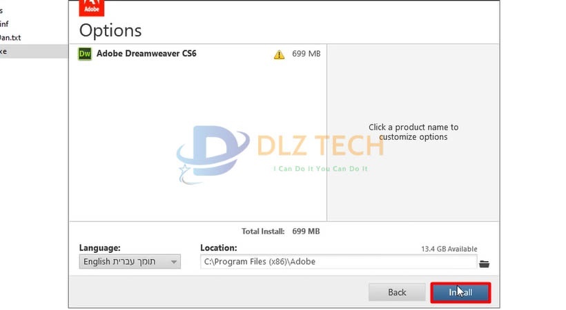 Cài Dreamweaver CS6