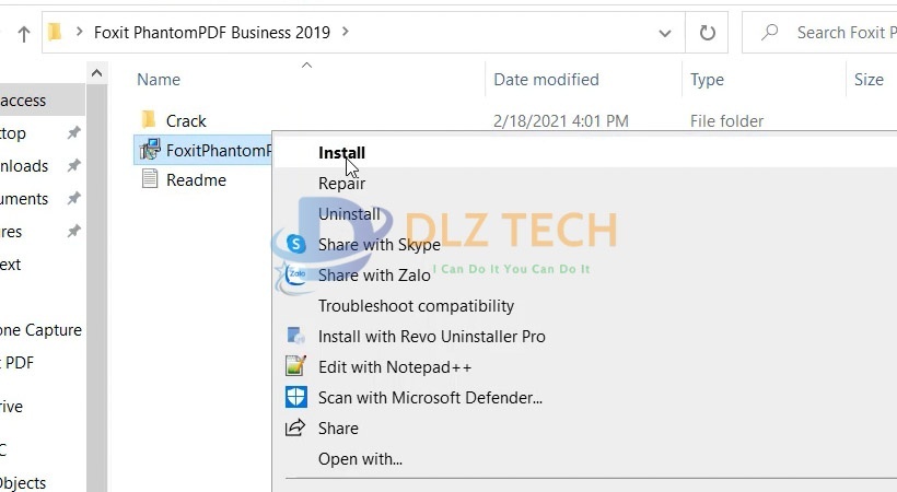 Cài Foxit PhantomPDF Business 2019