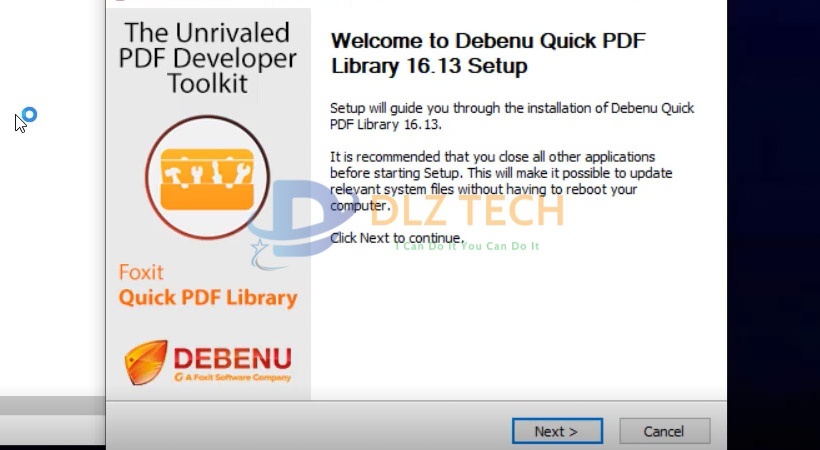 Cài Foxit Quick PDF Library 2019