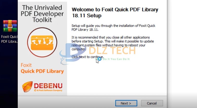 Cài Foxit Quick PDF Library 2020