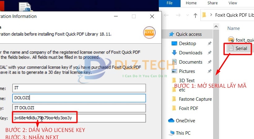 Cài Foxit Quick PDF Library 2020
