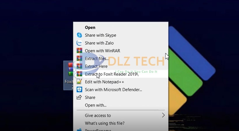 Cài Foxit Reader 2019