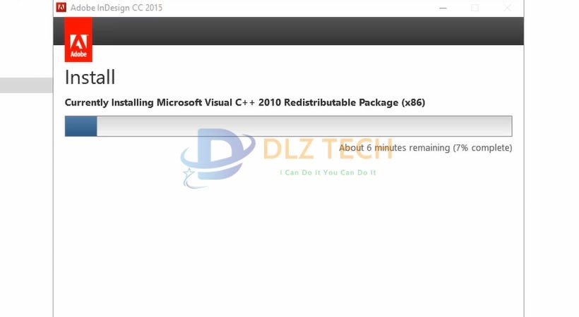 Cài InDesign 2015.