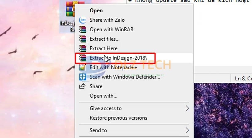 Cài InDesign 2018