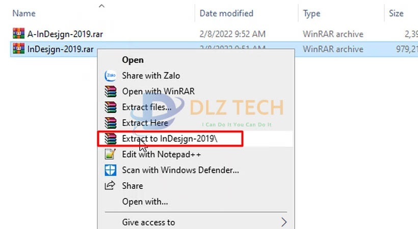 Cài InDesign 2019