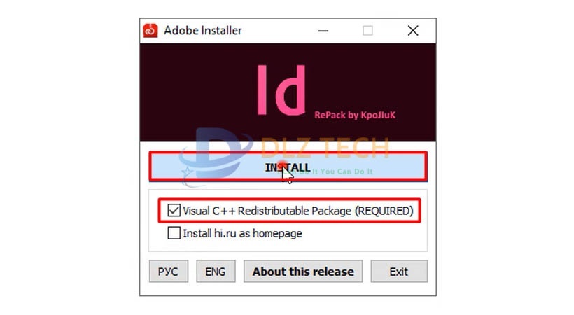 Cài InDesign 2020.