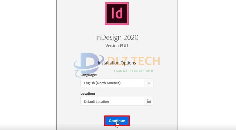 Cài InDesign 2020.