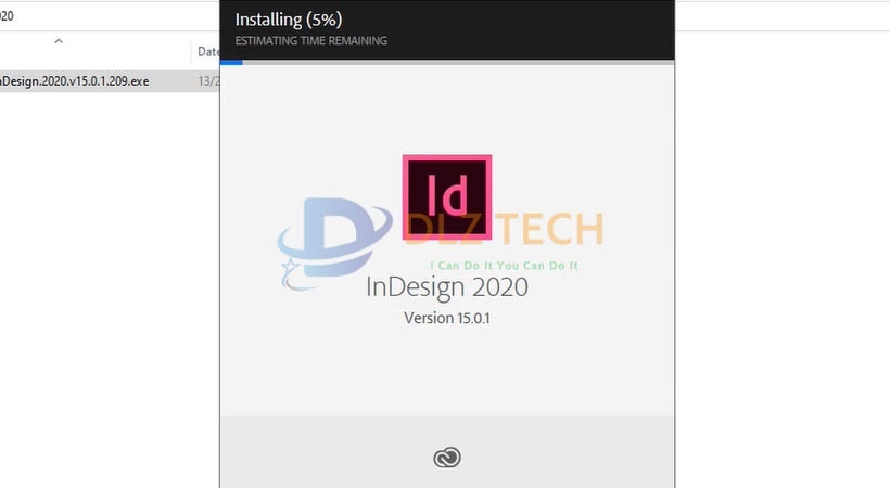 Cài InDesign 2020.