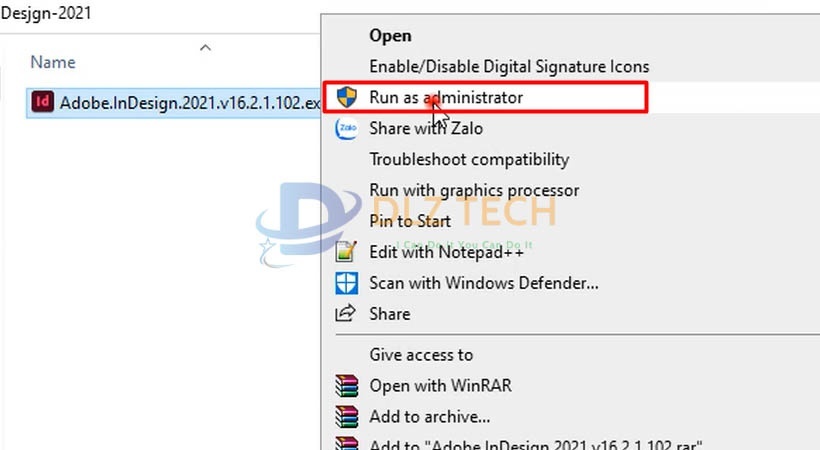 cài InDesign 2021