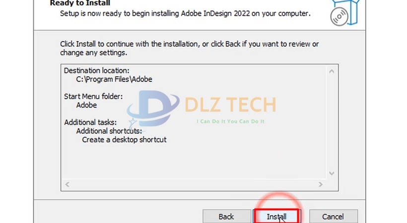 Cài InDesign 2022