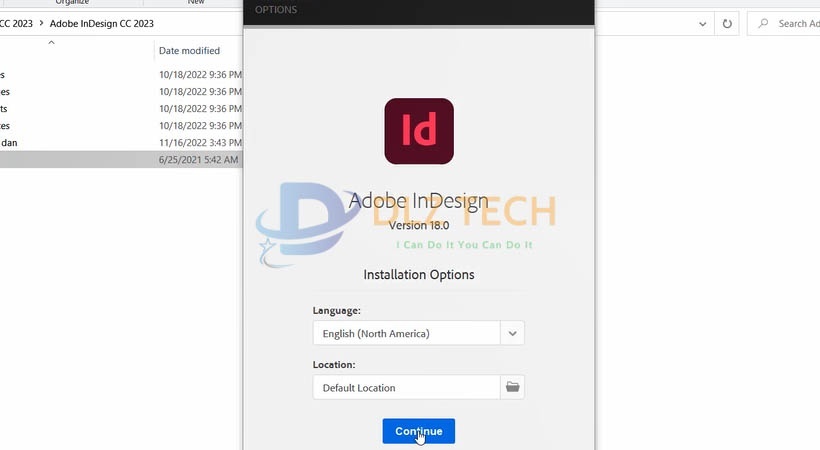 Cài InDesign 2023