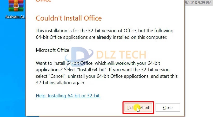 Chọn Install