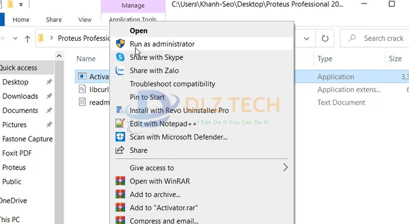 Khởi chạy file như hình.