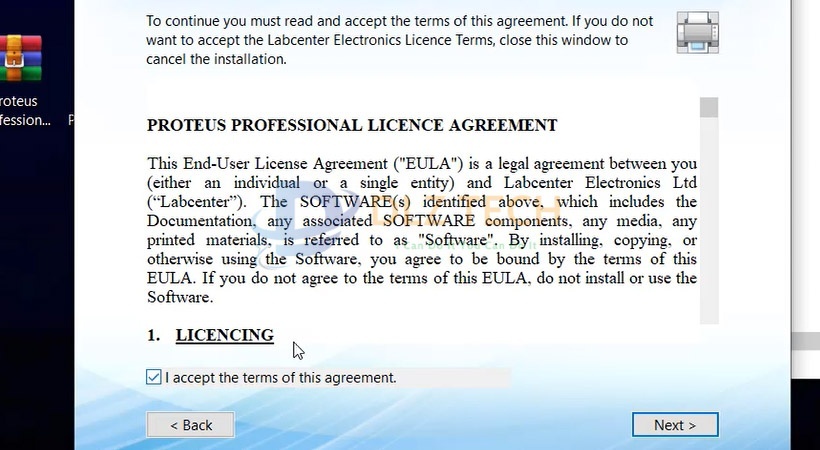 Chọn Accept sau đó chọn Next.