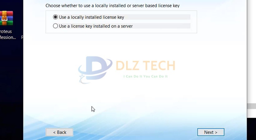 Chọn next để tiếp tục cài Proteus Professional 8.7.