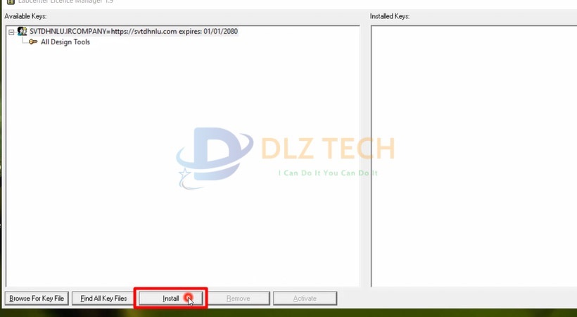 Tiến hành chọn Install để cài Proteus Professional 8.8.