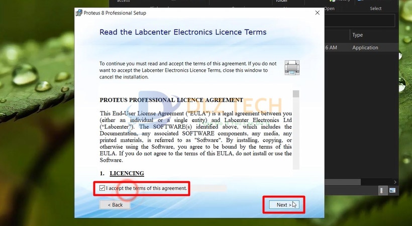 Tích như hình sau đó chọn Next.