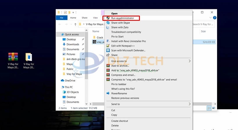 cài Vray for Maya 2018