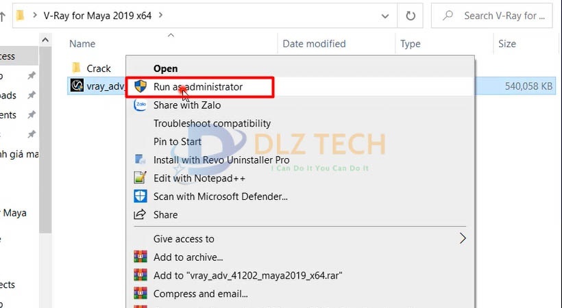 cài Vray for Maya 2019