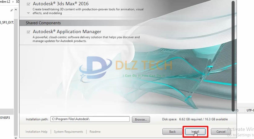 Cài 3DS Max 2016