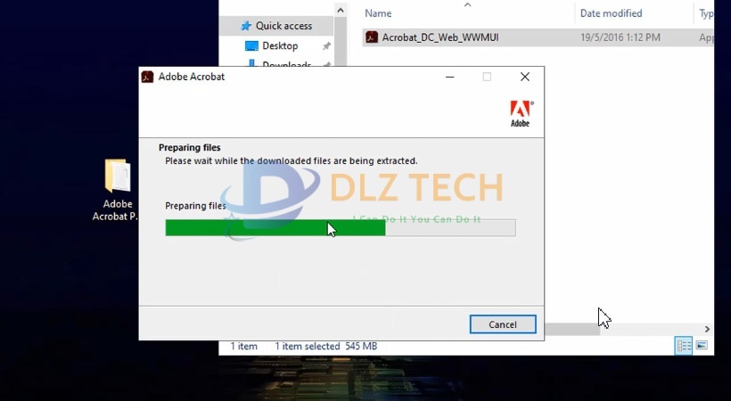 Cài Adobe Acrobat 2015