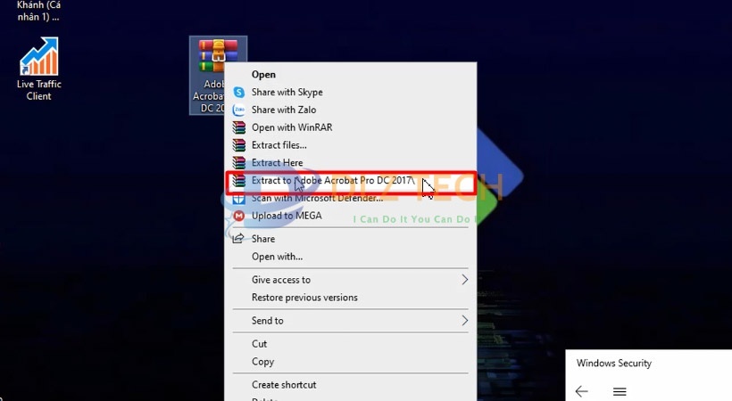 Cài Adobe Acrobat 2017