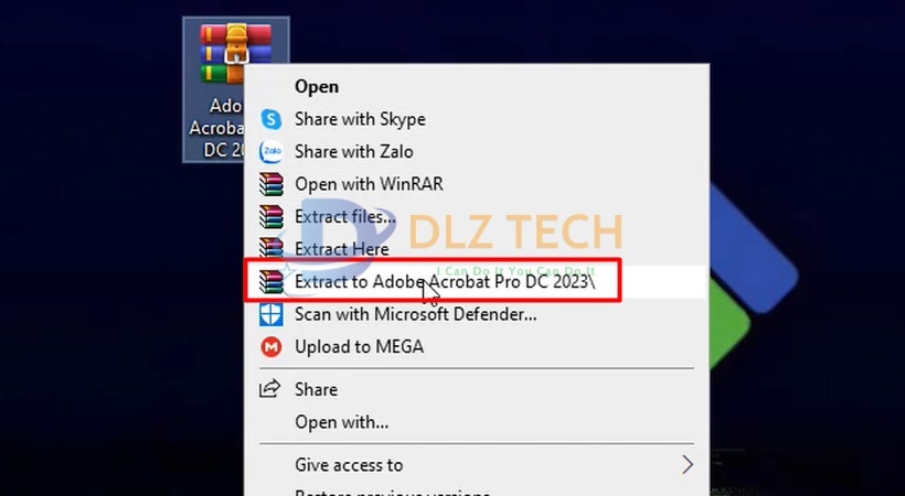 Cài Adobe Acrobat 2023