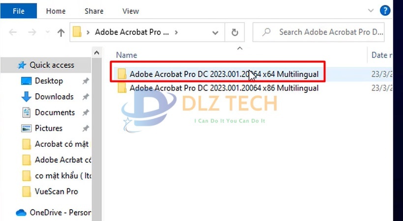 Cài Adobe Acrobat 2023