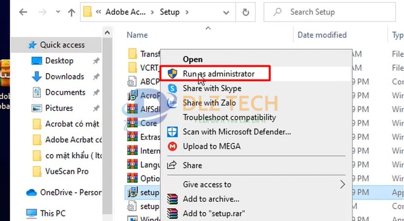 Cài Adobe Acrobat 2023