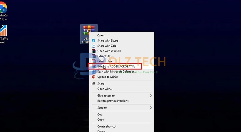 Cài Adobe Acrobat 8