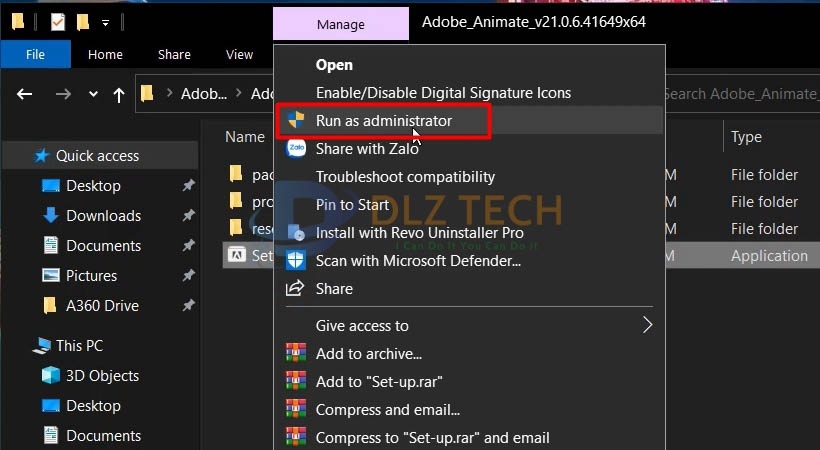 cài adobe Animate 2021