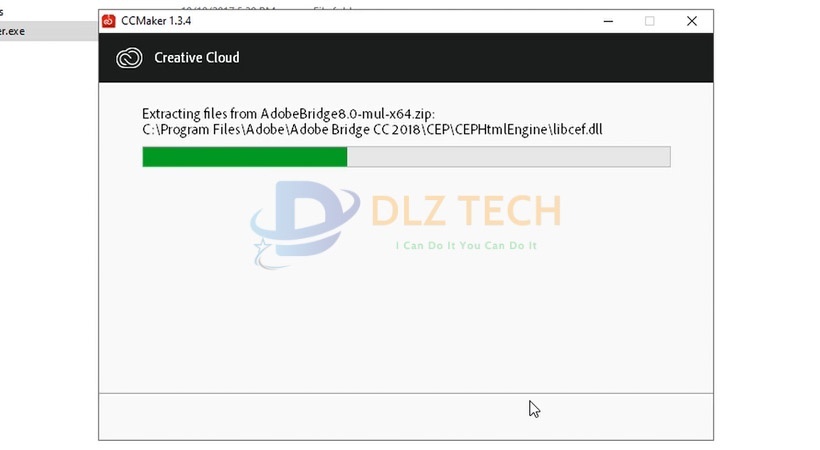 Đợi phần mềm được cài đặt.
