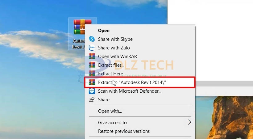 cài Autodesk Revit 2014