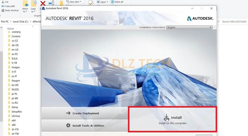 cài Autodesk Revit 2016