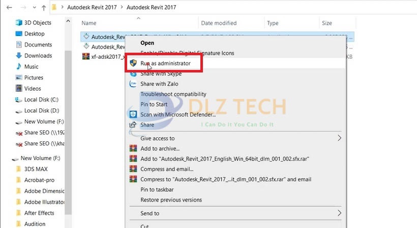 cài Autodesk Revit 2017