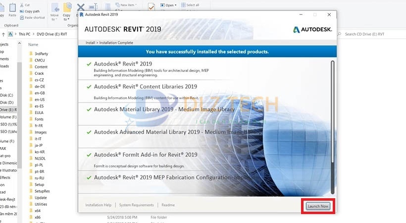 cài Autodesk Revit 2019