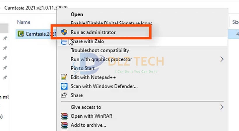 cài Camtasia 2021