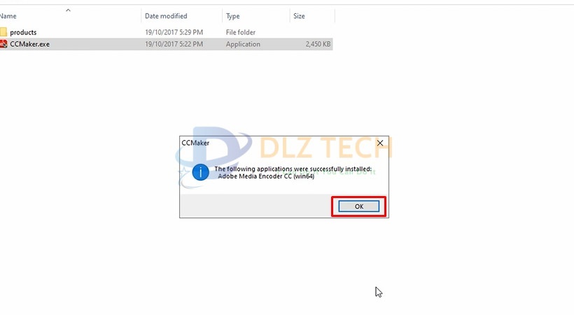 Tiến hành chọn OK.